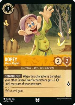 Rise of the Floodborn - 006/204 - Dopey - Always Playful - Uncommon