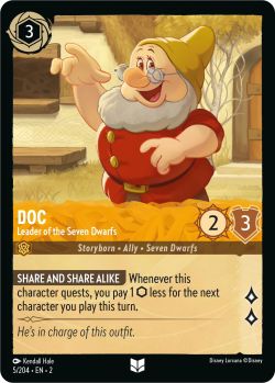 Rise of the Floodborn - 005/204 - Doc - Leader of the Seven Dwarfs - Uncommon