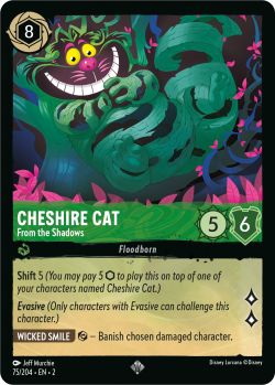 Rise of the Floodborn - 075/204 - Cheshire Cat - From the Shadows - Super Rare