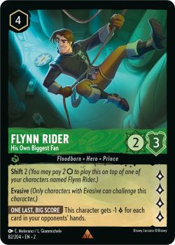 Rise of the Floodborn - 082/204 - Flynn Rider - His Own Biggest Fan - Rare