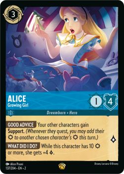 Rise of the Floodborn - 137/204 - Alice - Growing Girl - Legendary