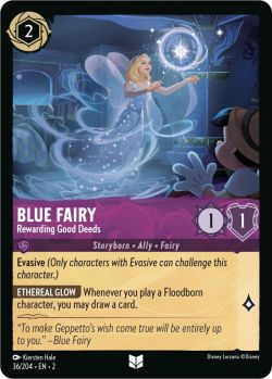Rise of the Floodborn - 036/204 - Blue Fairy - Rewarding Good Deeds - Uncommon