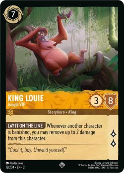 Rise of the Floodborn - 012/204 - King Louie - Jungle VIP - Super Rare