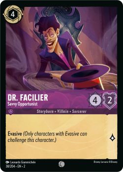 Rise of the Floodborn - 038/204 - Dr. Facilier - Savvy Opportunist - Common
