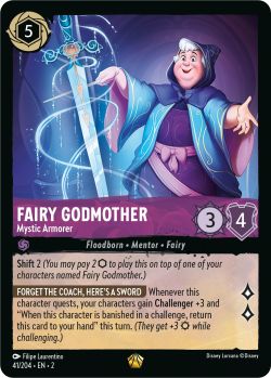 Rise of the Floodborn - 041/204 - Fairy Godmother - Mystic Armorer - Legendary