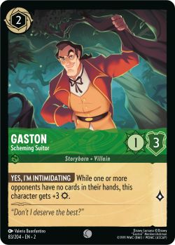 Rise of the Floodborn - 083/204 - Gaston - Scheming Suitor - Common