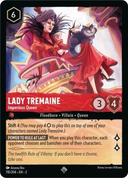 Rise of the Floodborn - 110/204 - Lady Tremaine - Imperious Queen - Super Rare