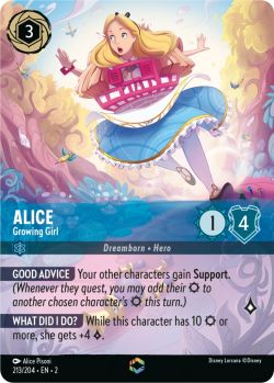 Rise of the Floodborn - 213/204 - Alice - Growing Girl (Enchanted) - Enchanted