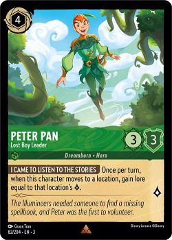 Into the Inklands - 082/204 - Peter Pan - Lost Boy Leader - Rare