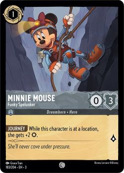 Into the Inklands - 183/204 - Minnie Mouse - Funky Spelunker - Common