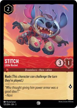 Into the Inklands - 125/204 - Stitch - Little Rocket - Common