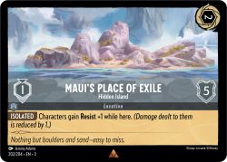 Into the Inklands - 202/204 - Maui's Place of Exile - Hidden Island - Rare