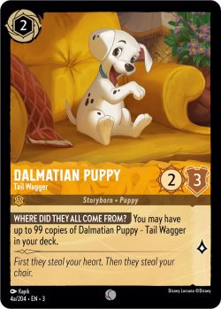Into the Inklands - 04a/204 - Dalmatian Puppy - Tail Wagger (4a/204) - Common