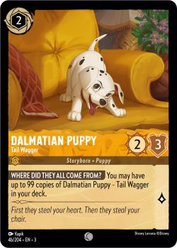 Into the Inklands - 04b/204 - Dalmatian Puppy - Tail Wagger (4b/204) - Common