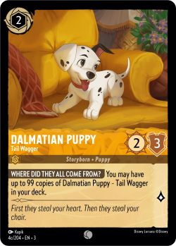 Into the Inklands - 04c/204 - Dalmatian Puppy - Tail Wagger (4c/204) - Common