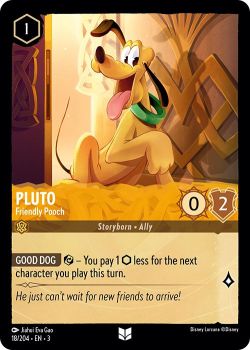 Into the Inklands - 018/204 - Pluto - Friendly Pooch - Uncommon