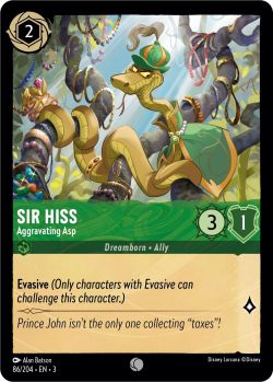 Into the Inklands - 086/204 - Sir Hiss - Aggravating Asp - Common