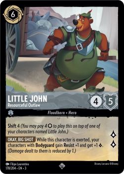 Into the Inklands - 178/204 - Little John - Resourceful Outlaw - Super Rare