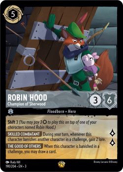 Into the Inklands - 190/204 - Robin Hood - Champion of Sherwood - Legendary