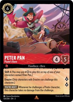 Into the Inklands - 120/204 - Peter Pan - Pirate's Bane - Rare