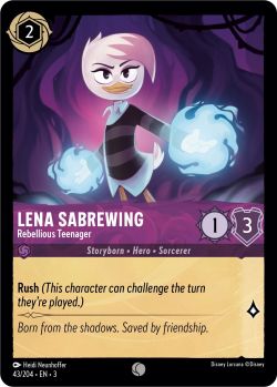 Into the Inklands - 043/204 - Lena Sabrewing - Rebellious Teenager - Common