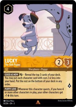 Into the Inklands - 008/204 - Lucky - The 15th Puppy - Rare