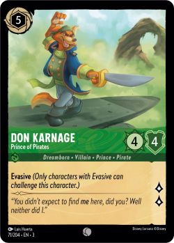 Into the Inklands - 071/204 - Don Karnage - Prince of Pirates - Common