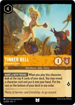 Into the Inklands - 022/204 - Tinker Bell - Generous Fairy - Uncommon