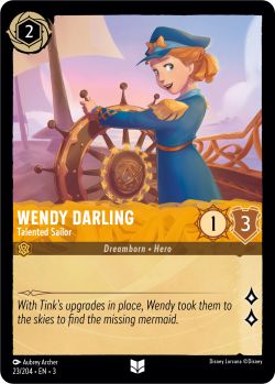 Into the Inklands - 023/204 - Wendy Darling - Talented Sailor - Uncommon