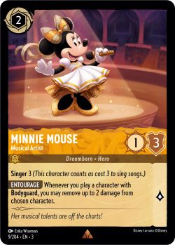 Into the Inklands - 009/204 - Minnie Mouse - Musical Artist - Rare