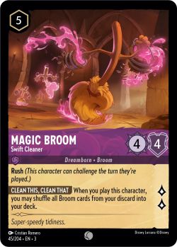 Into the Inklands - 045/204 - Magic Broom - Swift Cleaner - Common