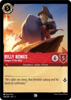 Into the Inklands - 104/204 - Billy Bones - Keeper of the Map - Common