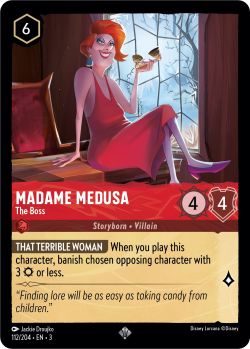 Into the Inklands - 112/204 - Madame Medusa - The Boss - Super Rare