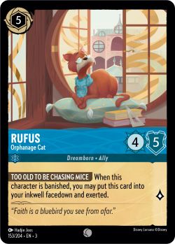Into the Inklands - 153/204 - Rufus - Orphanage Cat - Common