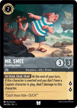 Into the Inklands - 184/204 - Mr. Smee - Bumbling Mate - Uncommon