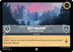 Into the Inklands - 203/204 - Nottingham - Prince John's Castle - Common