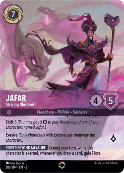 Into the Inklands - 208/204 - Jafar - Striking Illusionist (Enchanted) - Enchanted