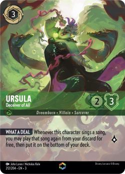 Into the Inklands - 212/204 - Ursula - Deceiver of All (Enchanted) - Enchanted