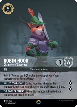 Into the Inklands - 221/204 - Robin Hood - Champion of Sherwood (Enchanted) - Enchanted