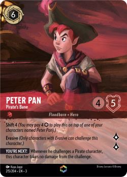 Into the Inklands - 215/204 - Peter Pan - Pirate's Bane (Enchanted) - Enchanted