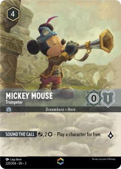 Into the Inklands - 220/204 - Mickey Mouse - Trumpeter (Enchanted) - Enchanted