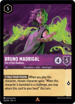 Ursula's Return - 038/204 - Bruno Madrigal - Out of the Shadows - Rare