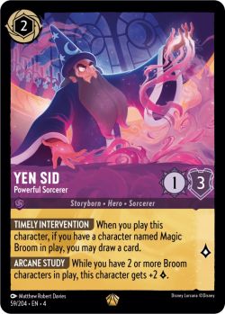 Ursula's Return - 059/204 - Yen Sid - Powerful Sorcerer - Legendary