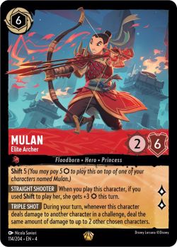 Ursula's Return - 114/204 - Mulan - Elite Archer - Legendary
