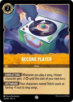 Ursula's Return - 032/204 - Record Player - Common