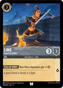 Ursula's Return - 183/204 - Ling - Imperial Soldier - Uncommon