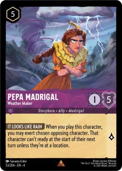 Ursula's Return - 053/204 - Pepa Madrigal - Weather Maker - Rare