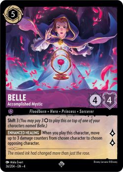 Ursula's Return - 036/204 - Belle - Accomplished Mystic - Super Rare