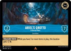 Ursula's Return - 169/204 - Ariel's Grotto - A Secret Place - Rare