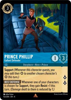 Ursula's Return - 152/204 - Prince Phillip - Gallant Defender - Rare